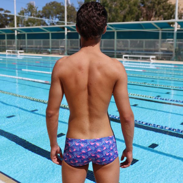Swimtek Male Swimwear Flamingo BACK