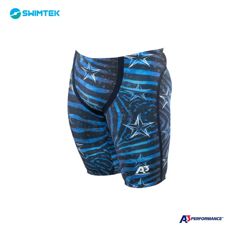 Swimtek A3 Performance Phenom Male Jammer Technical Racing Blue Swimsuit f