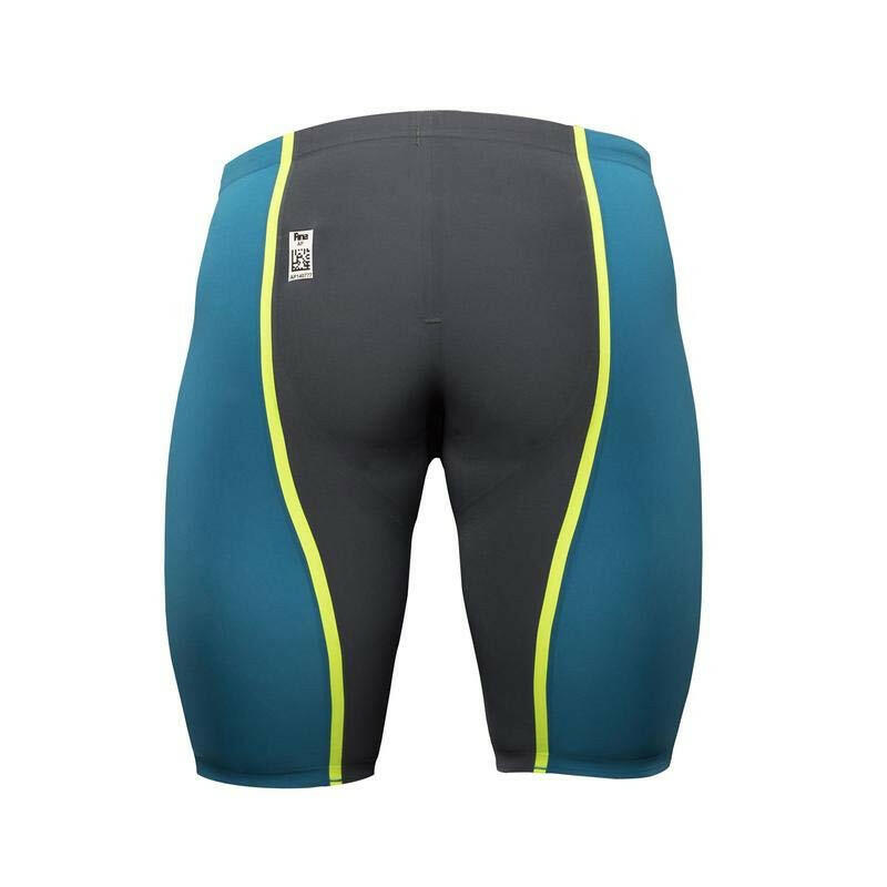 Swimtek Australia Vici Male Performance teal back view